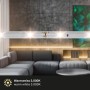 Brilo LED-Strip 5m mit warmweißem Licht (3000K), USB-Anschluss und Kabelschalter.
