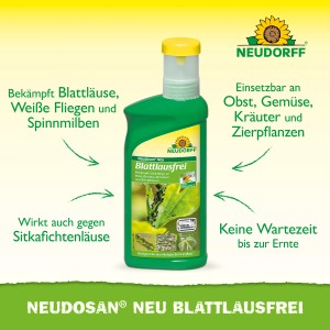 Neudorff Neudosan Neu Blattlausfrei, 500ml Flasche. Mittel zur Bekämpfung von Blattläusen.