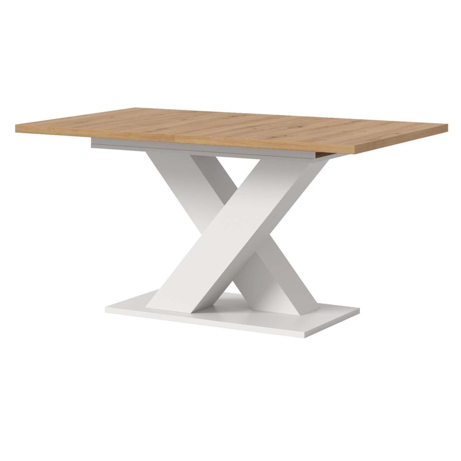 Inn.Furn Esstisch Ausziehbar in Eiche und Weiß 150 - 190 cm Home-X günstig online kaufen