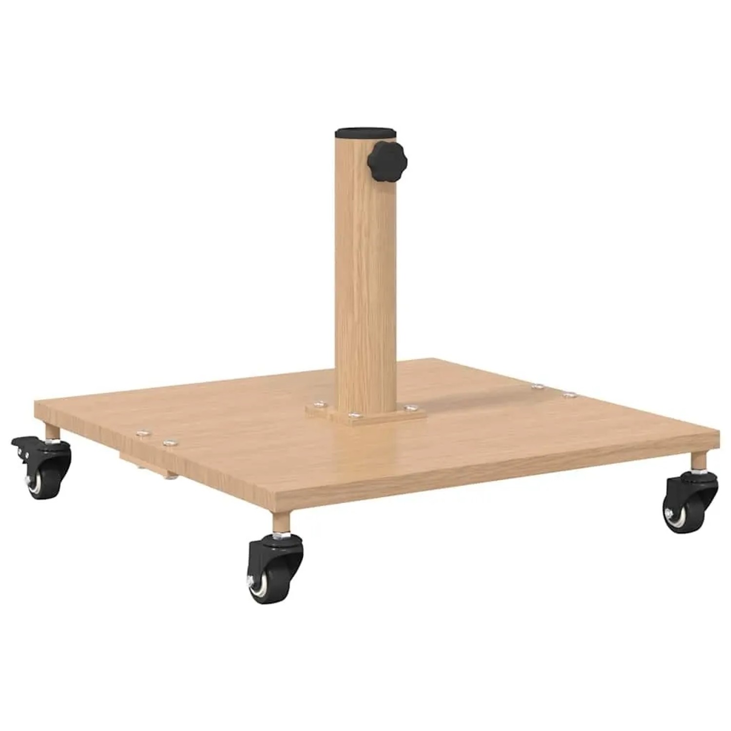 vidaXL Sonnenschirmständer Helles Holz 45 x 45 x 31,5 cm 42010366