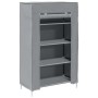vidaXL Schuhschrank Grau 60,5x30x97 cm Vliesstoff 4100621