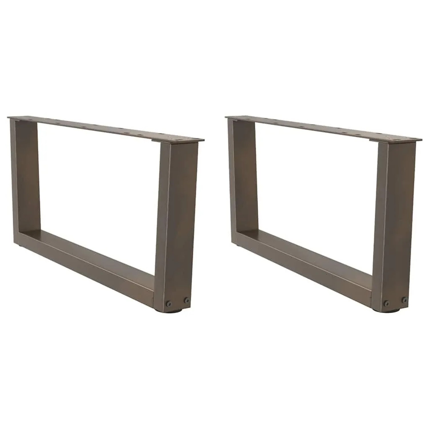 vidaXL Couchtischbeine V-Form 2 Stk Naturstahl 70x30-31,3 cm Stahl 4012619 günstig online kaufen