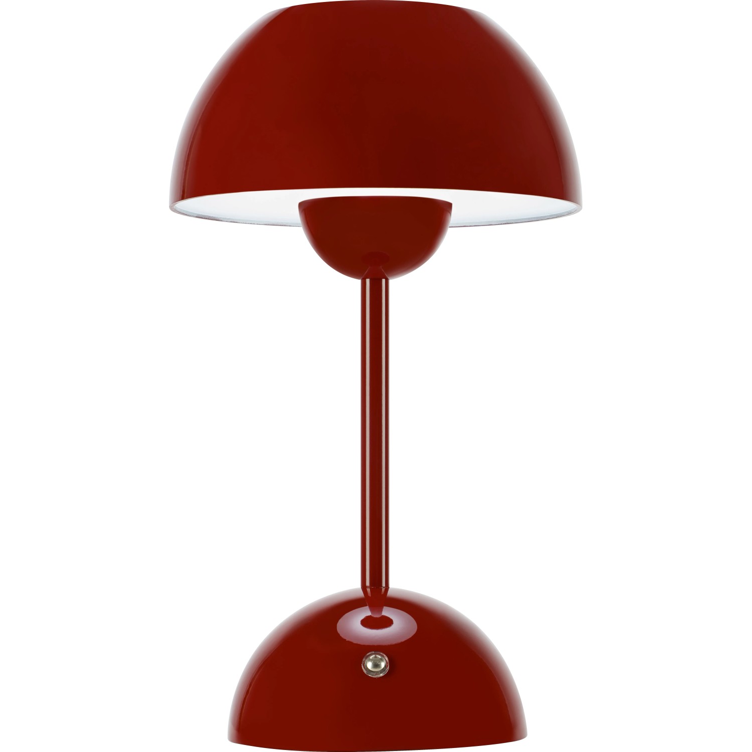 Solar-LED-Tischleuchte Messina Ø 16 cm x 27,5 cm Rot