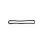Schwarzer Boni-Shop Spanngummi, 25 cm, oval, ohne Haken.