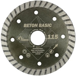 Medial Diamant Trennscheibe Beton Basic, Ø 115mm für Winkelschleifer.