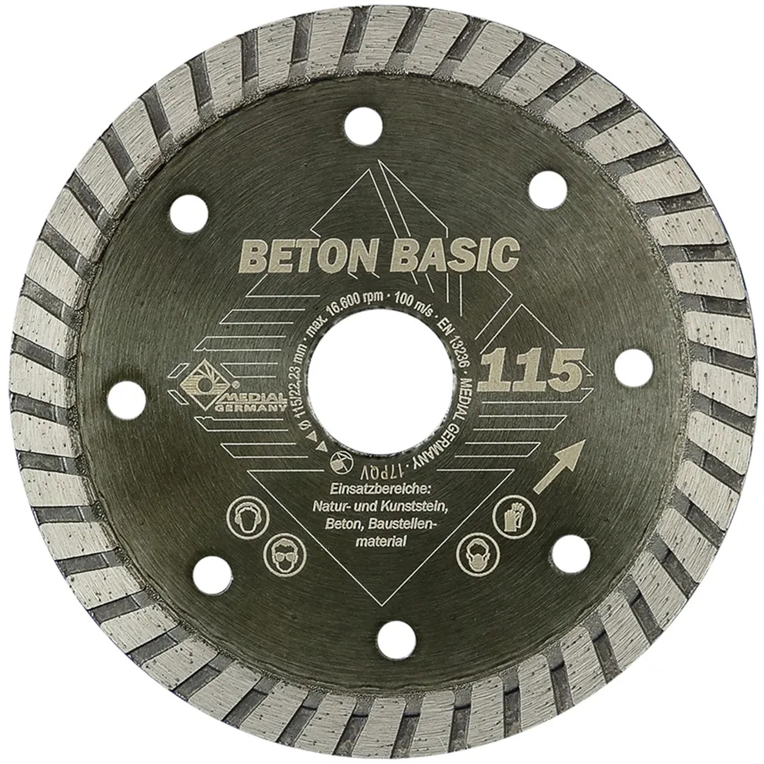 PREMIUM Diamant-Trennscheibe 115 - 800mm Universal Laser Beton-Scheibe für Trennschleifer main image 0