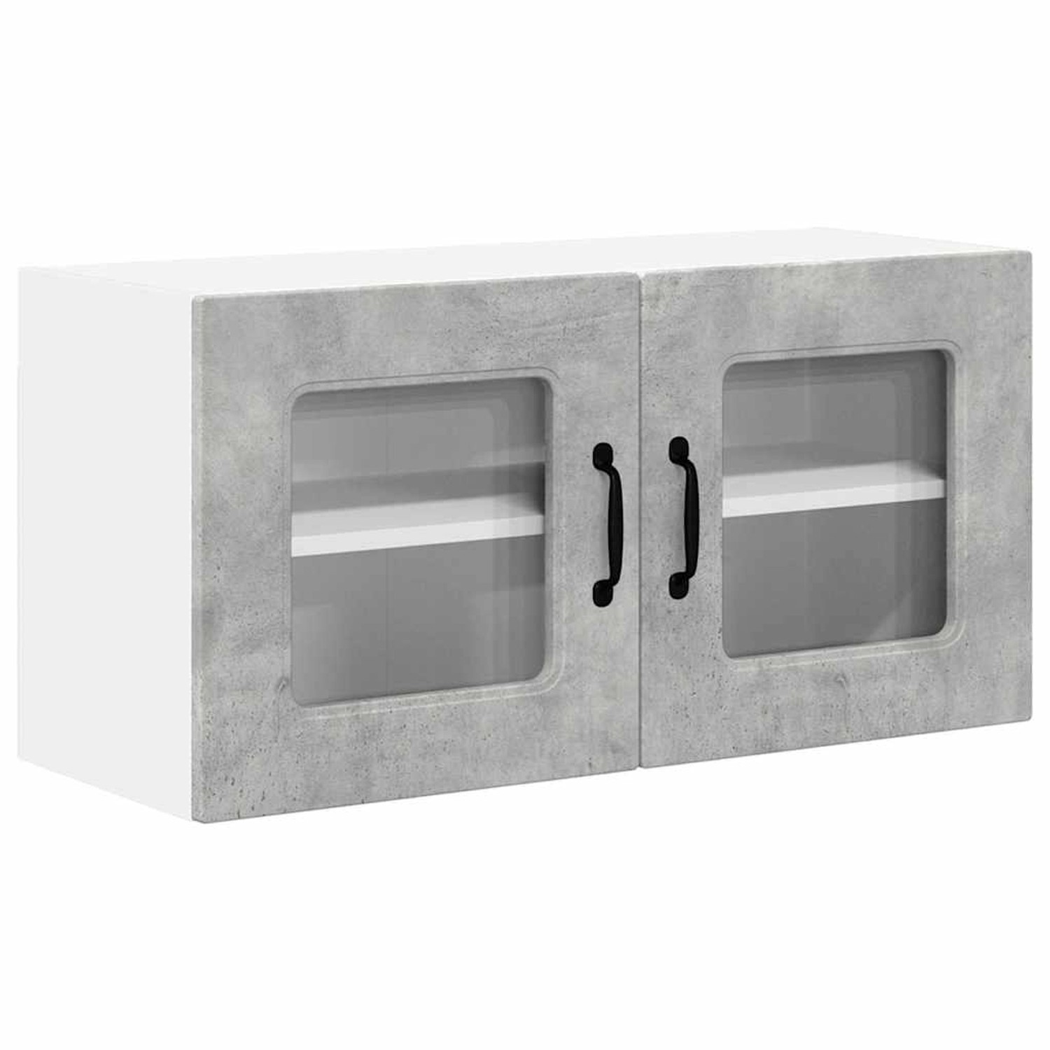 vidaXL Küchenwandschrank Beton Grau 80 x 31 x 40 cm Holzwerkstoff 884597 günstig online kaufen