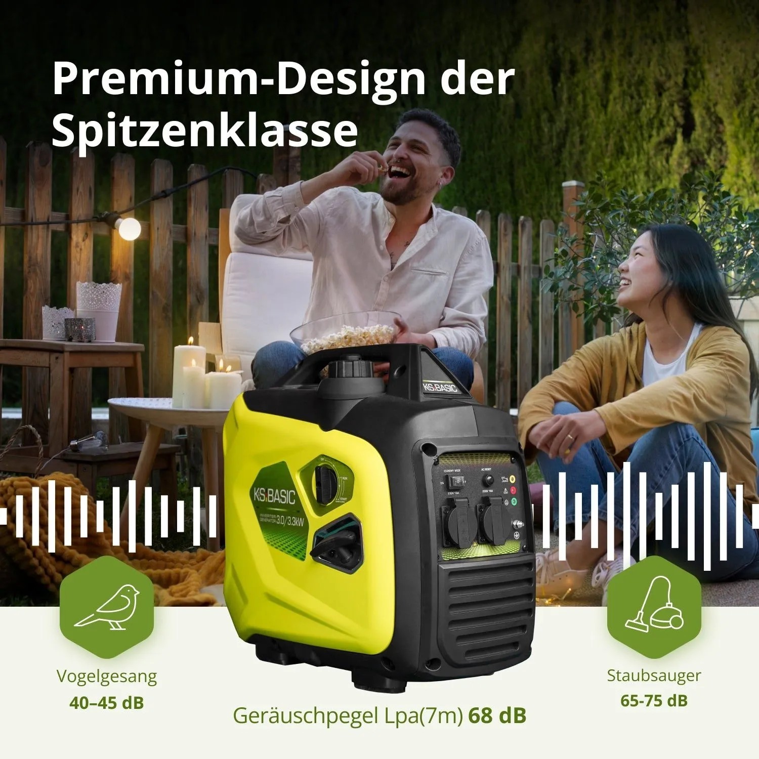 Könner & Söhnen Inverter-Benzingenerator KSB 33i S_3