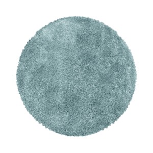 Ayyildiz Hochflorteppich Fluffy 3500 Blau Ø 80 cm