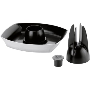 Weber Style Geflügelhalter mit Antihaftbeschichtung für Holzkohle- und Gasgrills.