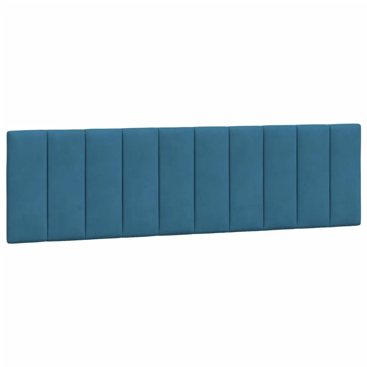 Blaues Samt Bett mit Matratze, 180x200 cm. Schlafzimmer Möbel.