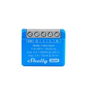 Shelly Smart-Relais Unterputz 1 Mini Gen4 Blau