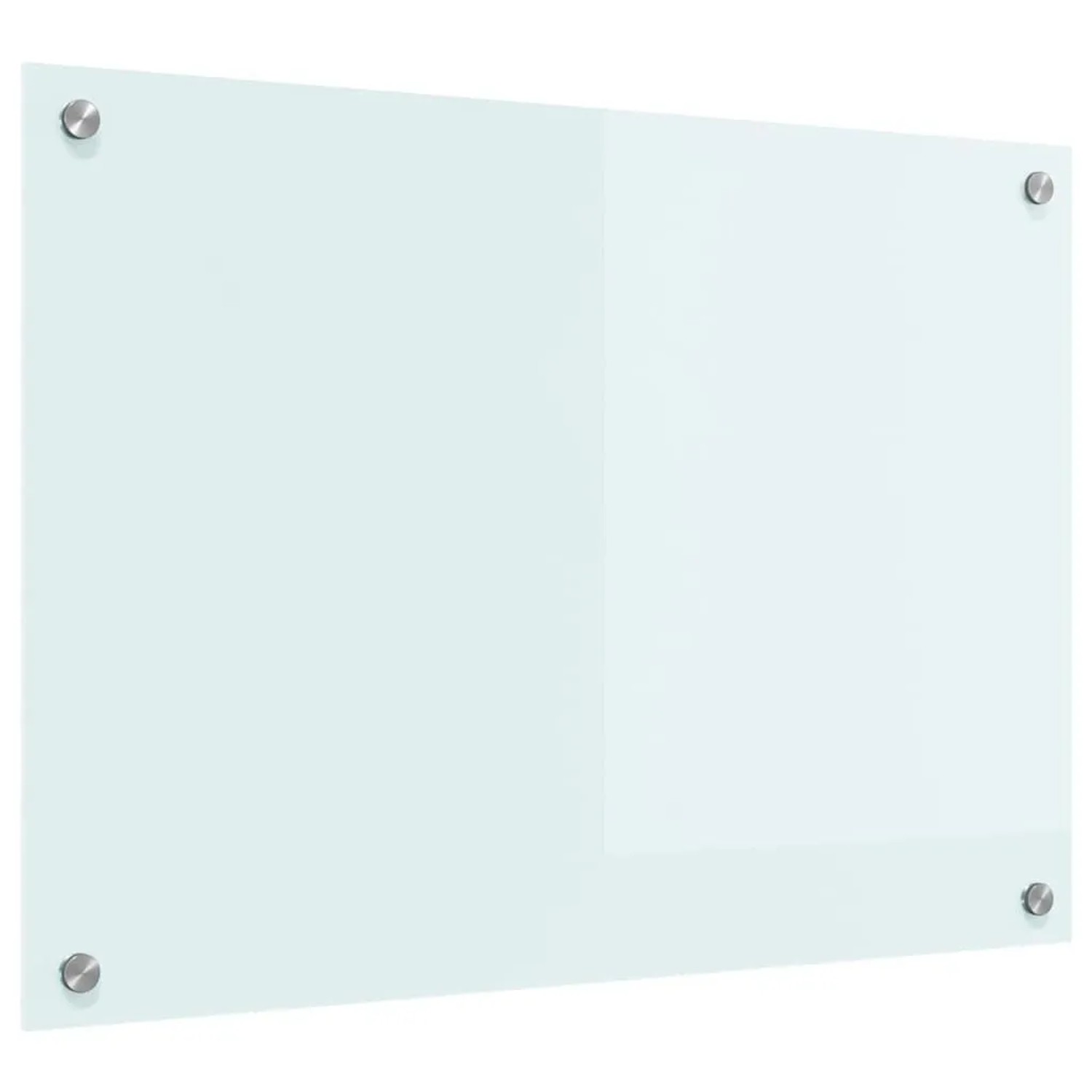 vidaXL Küchenrückwand Weiß 70 x 50 cm Gehärtetes Glas 42018009