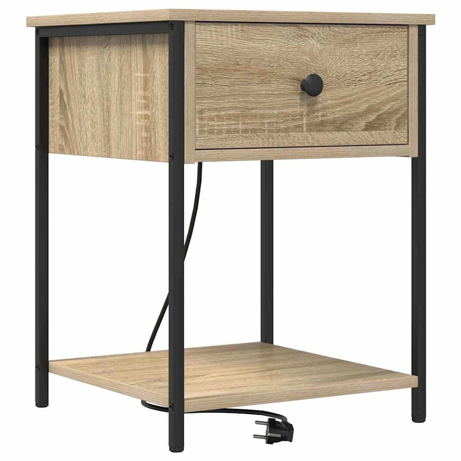 vidaXL Nachttisch Sonoma Eiche 42 x 41 x 56 cm Holzwerkstoff 859422 günstig online kaufen
