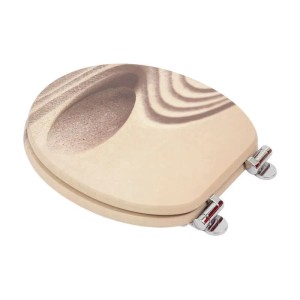 SINOBATH WC Sitz Mit Absenkautomatik MDF Holzkern H095
