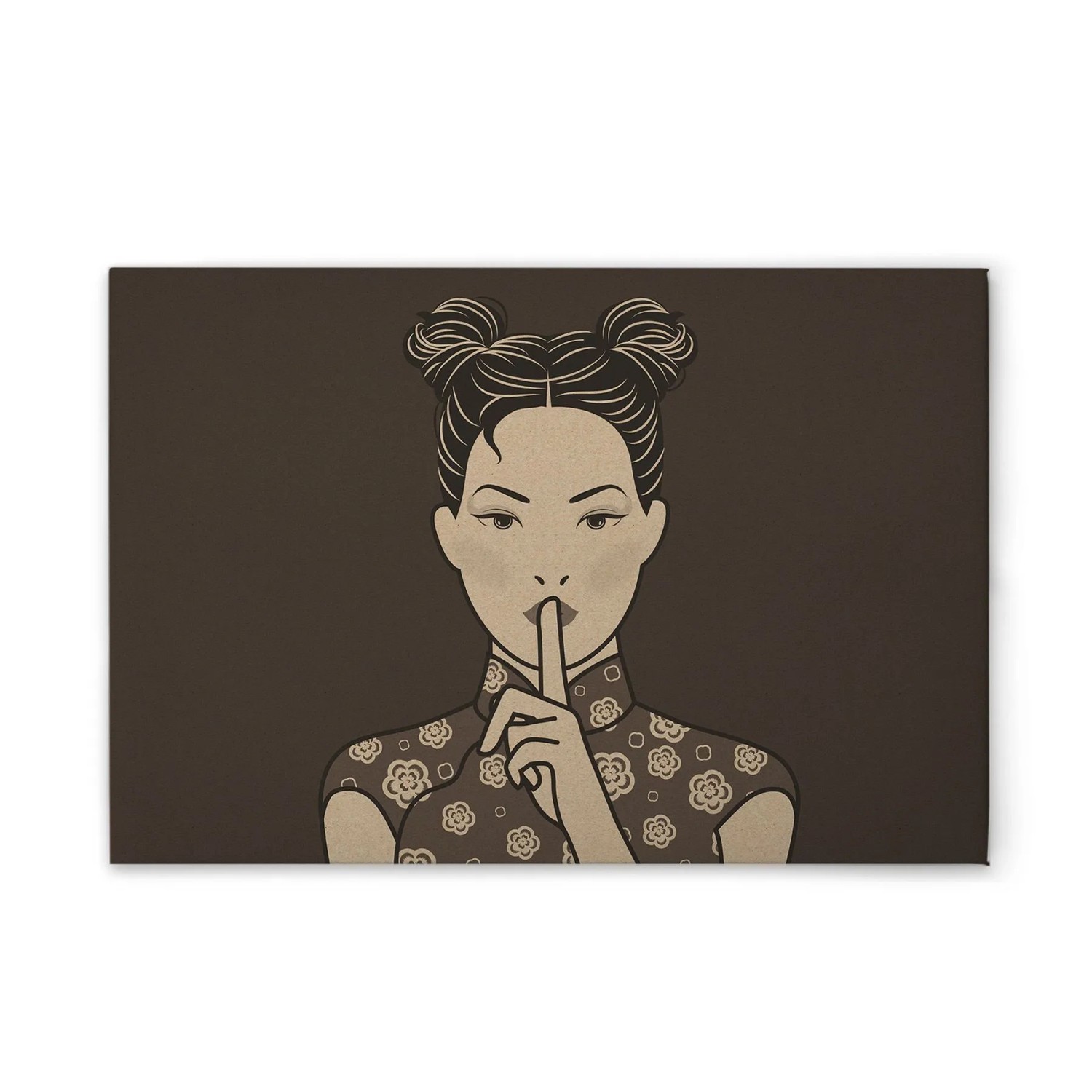 Tadessi Leinwandbild - M1-No.50986 - Asiatisch - 45 x 30 cm - Hochformat