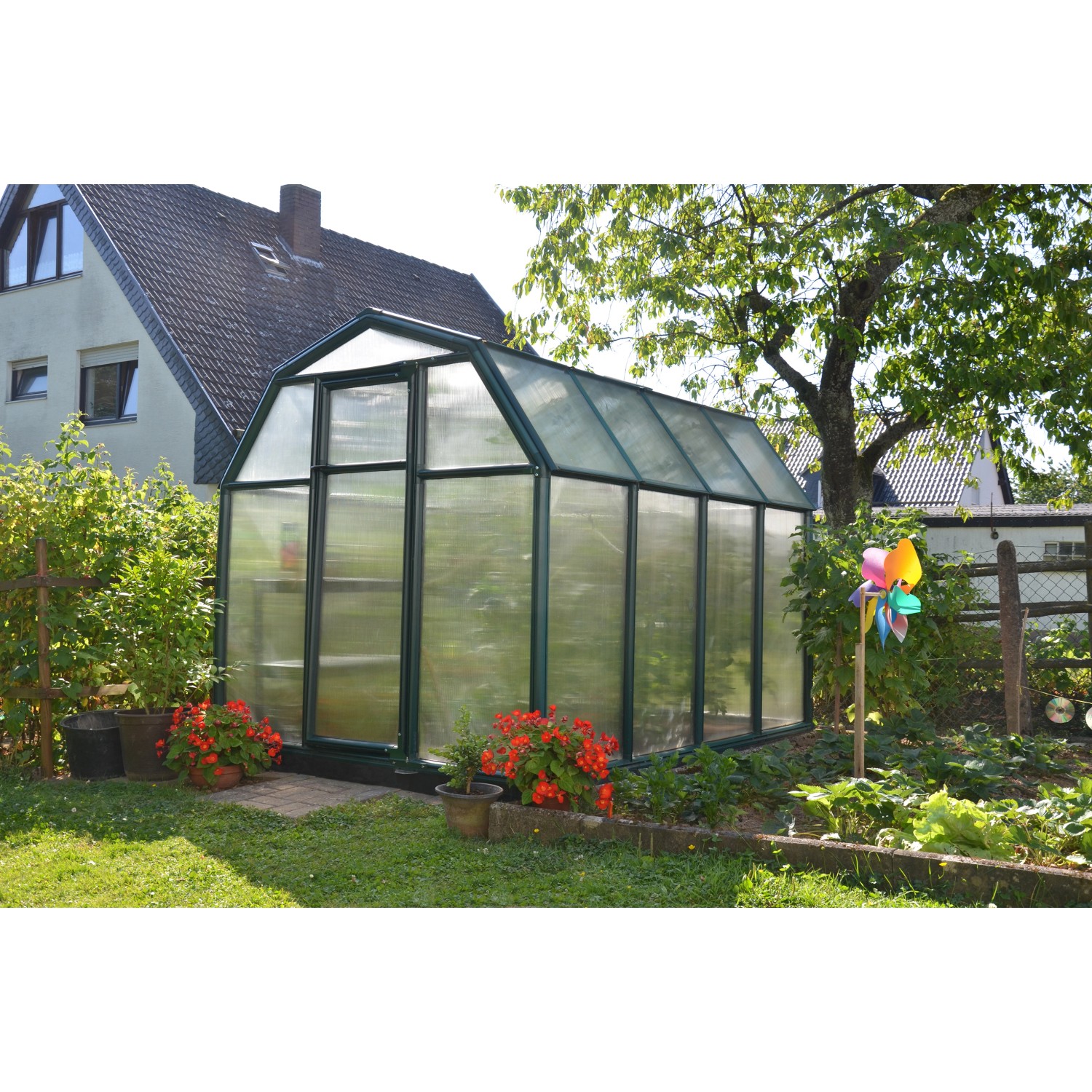 Palram - Canopia Gewächshaus Eco Growl 263 cm x 198 cm Grün günstig online kaufen