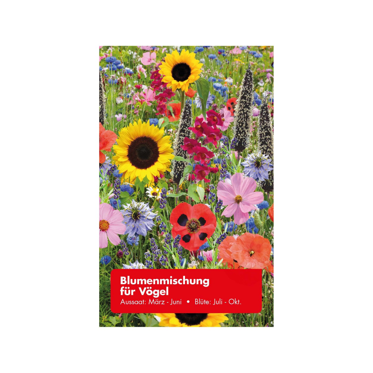 Blumenmischung für Vögel