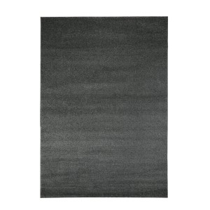 Andiamo Teppich Jerez, 67x140 cm, dunkelgrau. Moderner, unifarbener Teppich für Wohnräume.