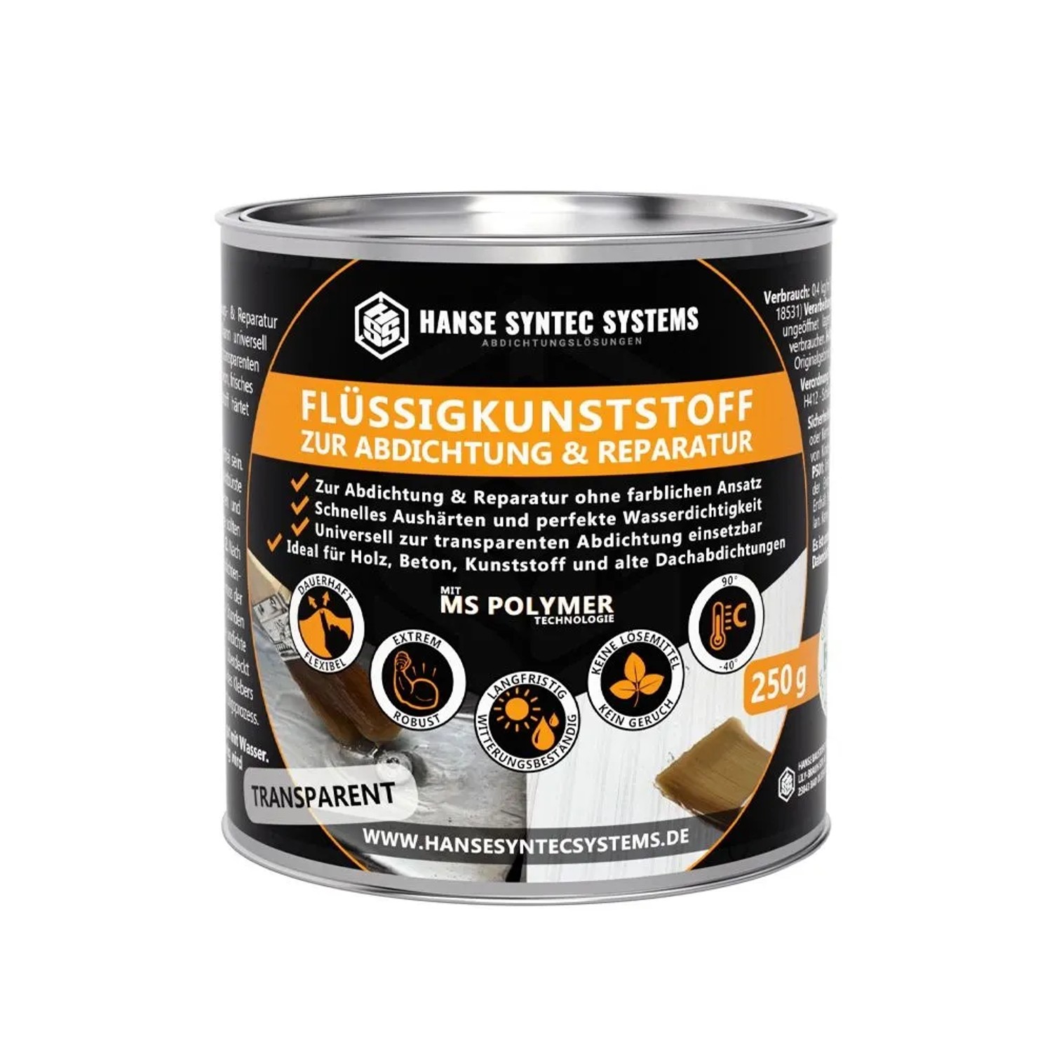 HSS Flüssigkunststoff Transparent 250 g