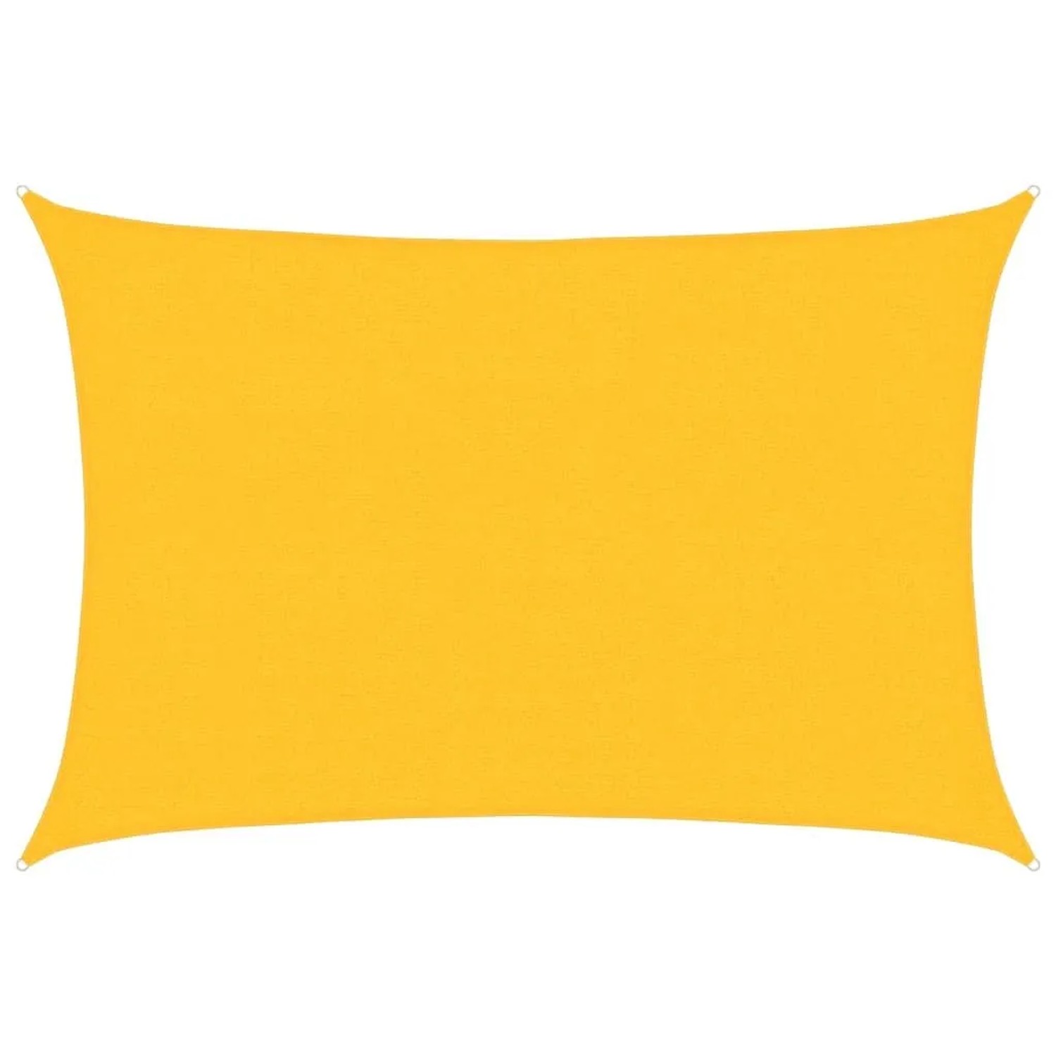 vidaXL Sonnensegel 160 g/m² Gelb 2,5x4 m HDPE 311564