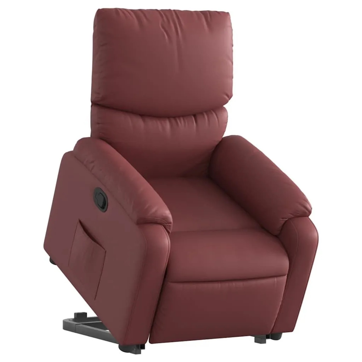 vidaXL Relaxsessel mit Aufstehhilfe Weinrot Kunstleder 3204890 günstig online kaufen