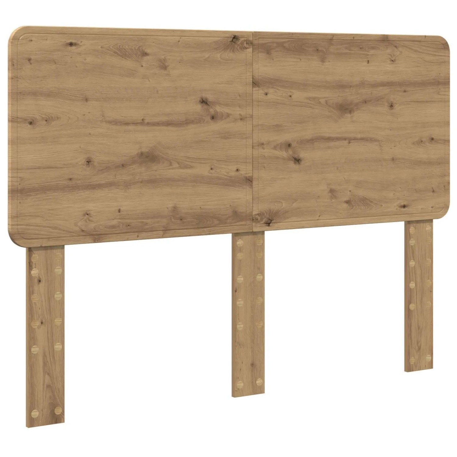 vidaXL Kopfteil mit Kopfteil Artisan-Eiche 150 cm Holzwerkstoff 887878