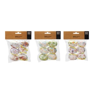 Brauns-Heitmann Ostereier Nostalgie, 3-fach sortiert, mit verschiedenen Mustern und Farben im Set.