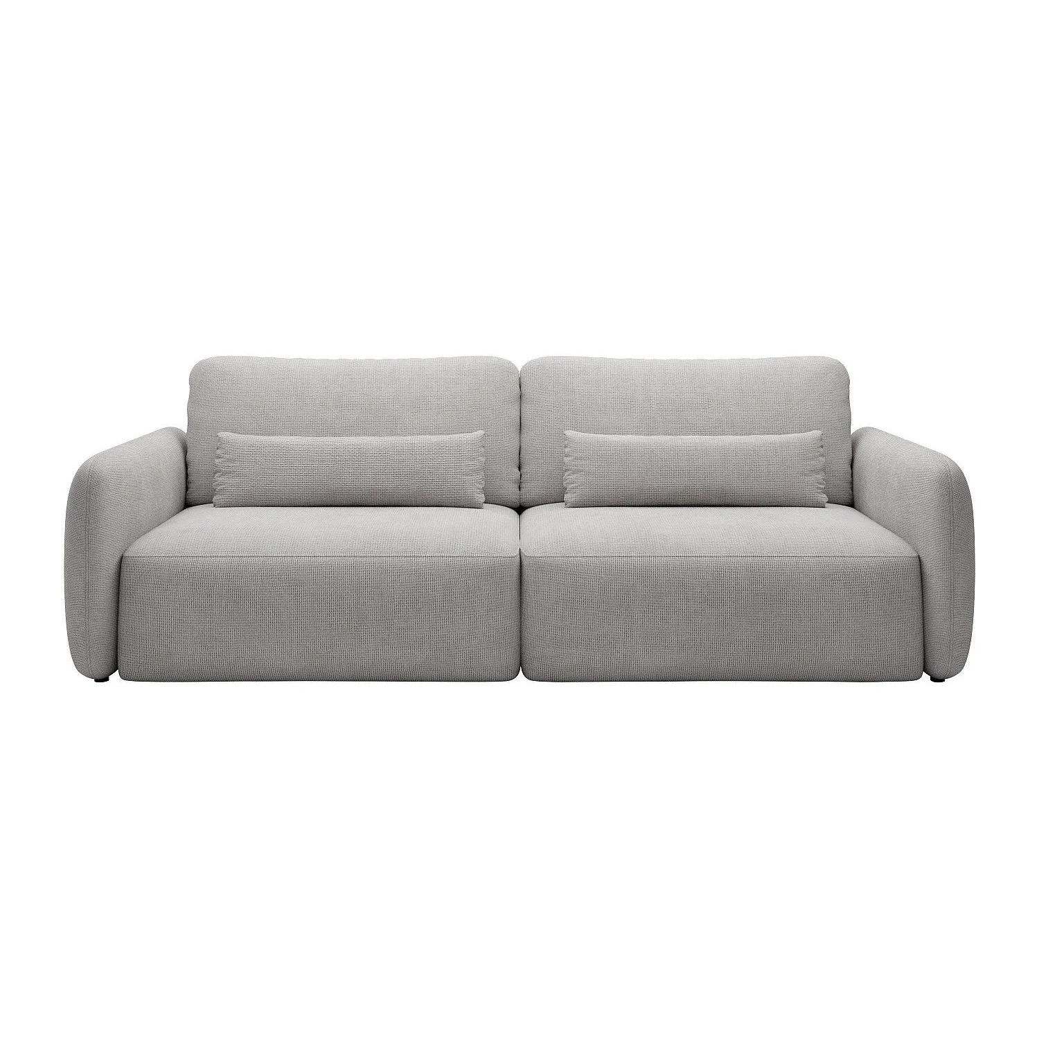 Vente-unique Schlafsofa Vopoza Hellgrau 238 cm