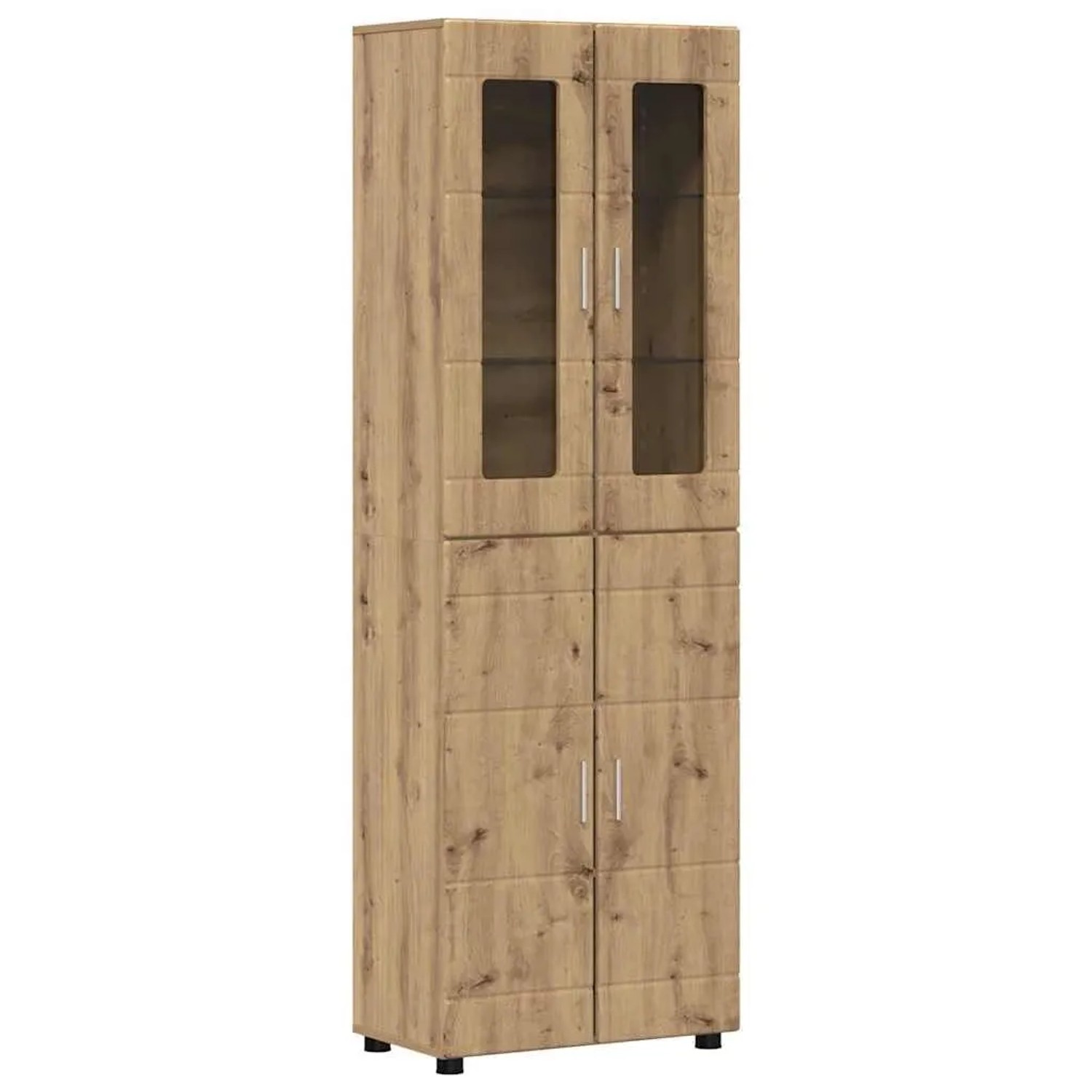 vidaXL Highboard FLORIN Artisan-Eiche 60 x 35 x 182 cm Holzwerkstoff 3397923