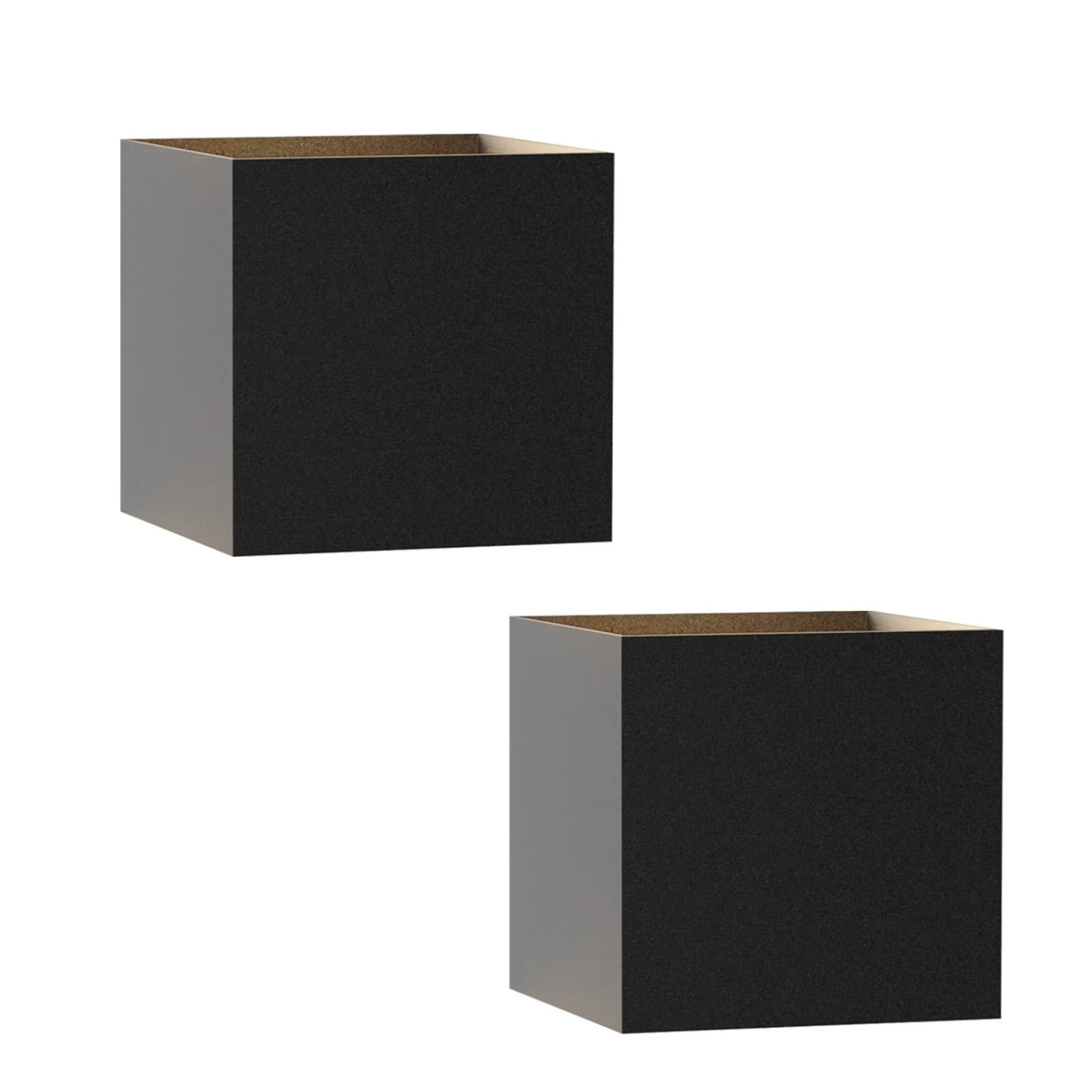 NETTLIFE LED Wandleuchte aus Aluminium L10cm Schwarz