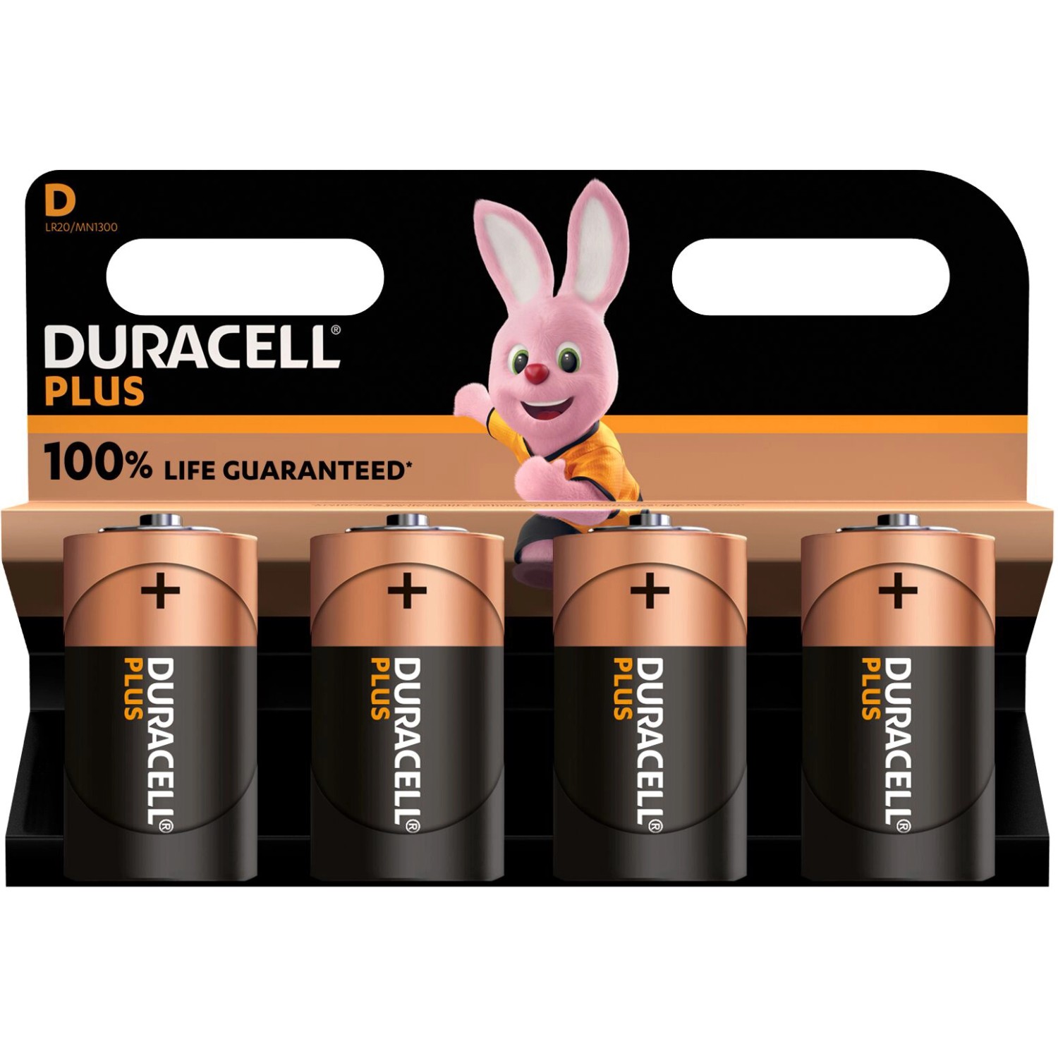 Duracell Alkaline Batterien 1,5V D MN1300/LR20 4er Pack