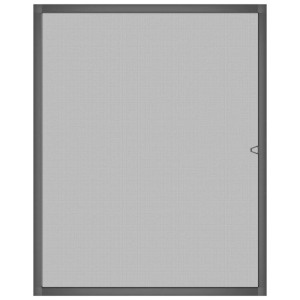 vidaXL Insektenschutz für Fenster Anthrazit 80x100 cm 153837