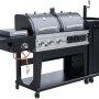 El Fuego Kombigrill 3 in 1 mit Gas-, Holzkohlegrill, Bierkühler und Zapfanlage.