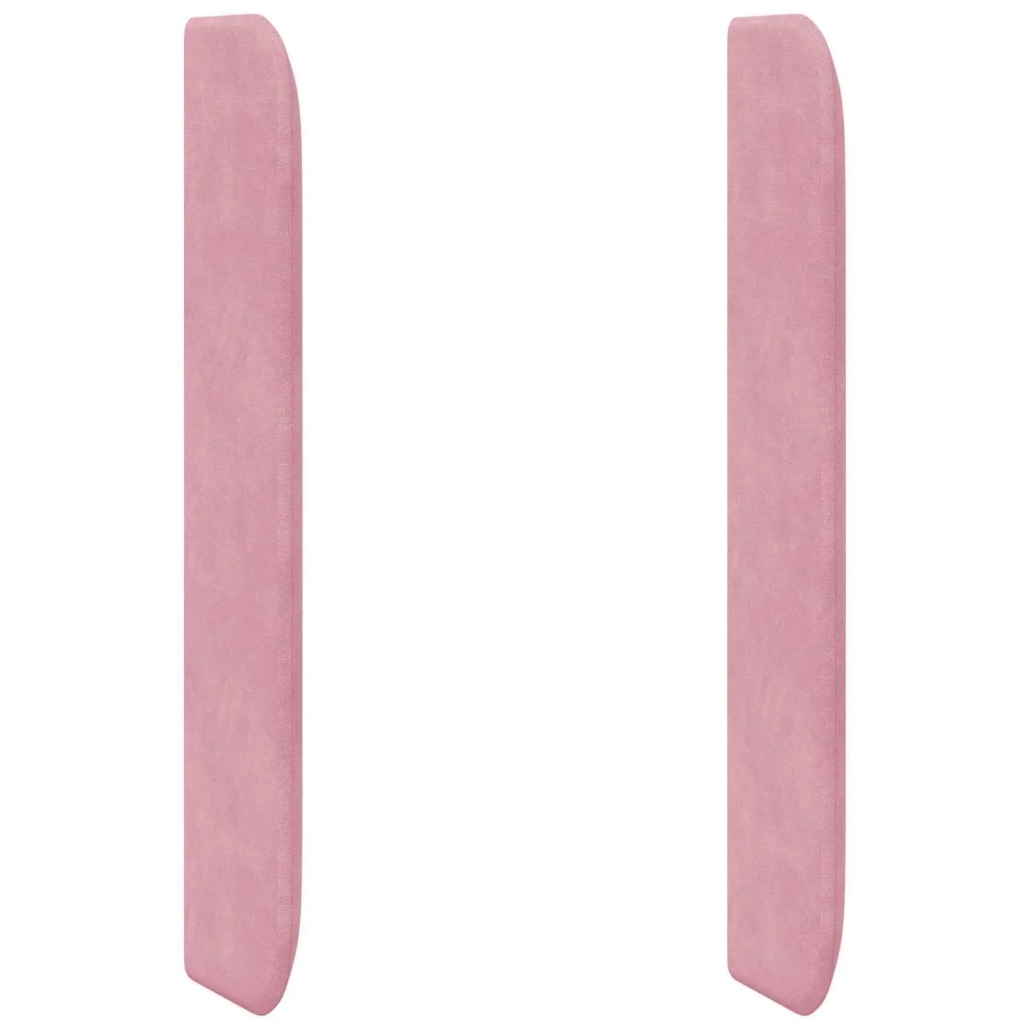 vidaXL Kopfteil Ohr Rosa 80 x 16 x 4 cm Samt 346615