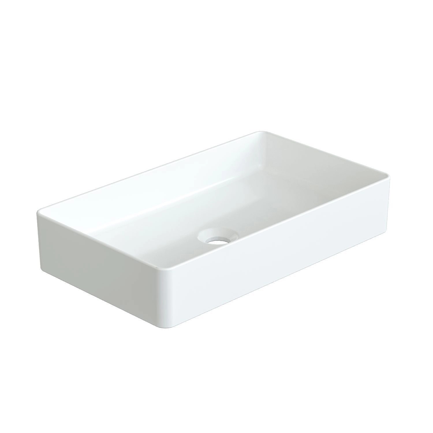 Aquabatos Keramik Aufsatzwaschbecken Aufsatzbecken 60,5 x 34,5 x 11,5 cm Wa günstig online kaufen