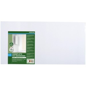 Climapor Dämmplatte, grundiert, 1x0,5m, 7mm stark, für Innenwanddämmung.