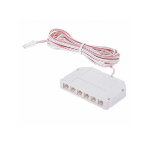 SOTECH 3er Set LED Möbelleuchten GIULIA II Ohne Sensor Silbergrau 4000K Neutralweiß inkl. Trafo und Verteiler