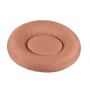 Aufblasbares Best Daybed Rondo in Terracotta, 160x160x60 cm. Runde Luftmatratze für Garten und Terrasse.
