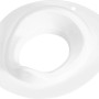 Weißer Kinder-WC-Sitz aus Kunststoff für Standard-Toiletten.