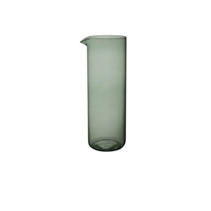 like. by Villeroy & Boch Like Glass Wasserkaraffe Saftkrug 1l in Salbeigrün, schlankes Borosilikatglas mit Ausguss.