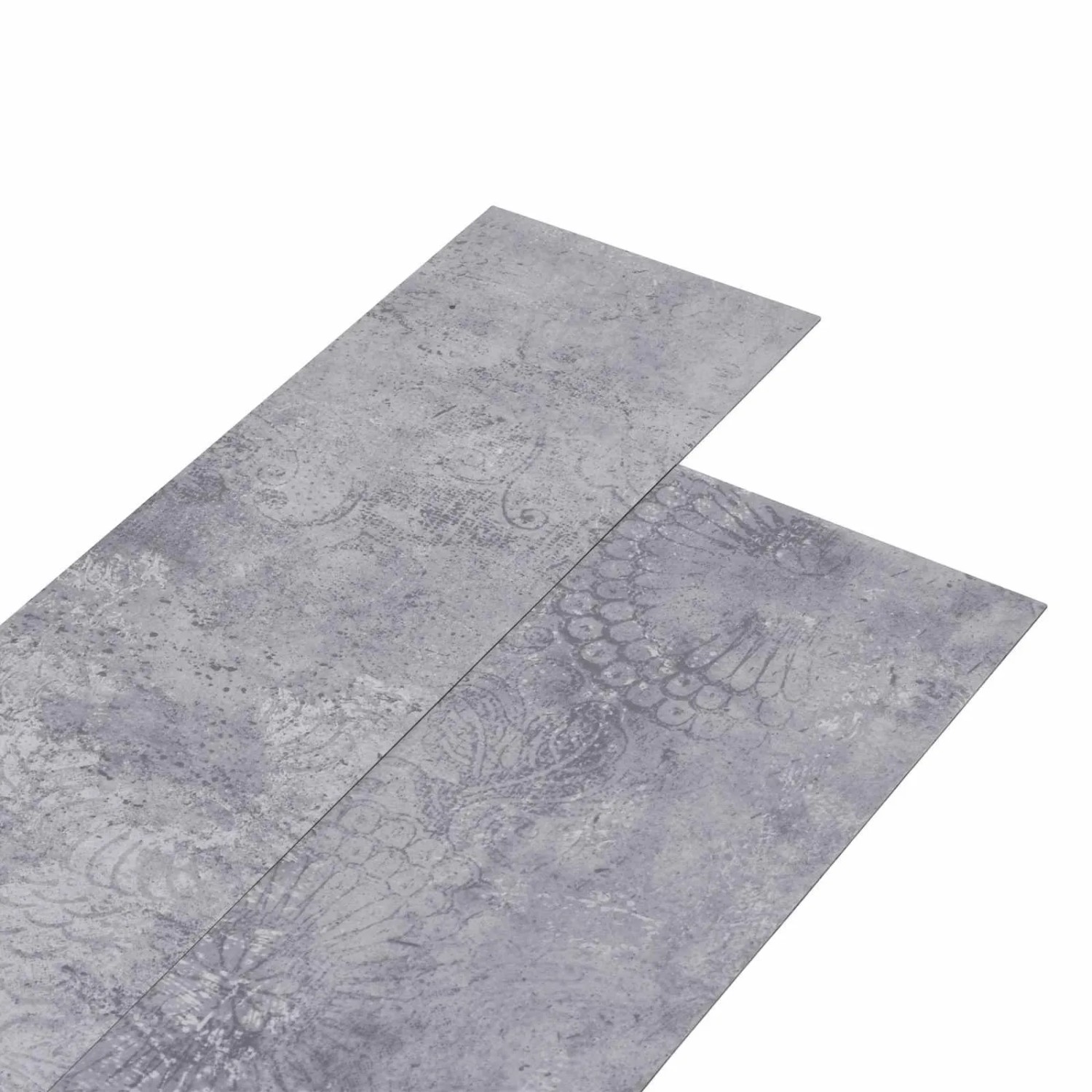 vidaXL Selbstklebende Bodenbelagsdiele 32 Stk Zementgrau 4,46 m² PVC 42046300