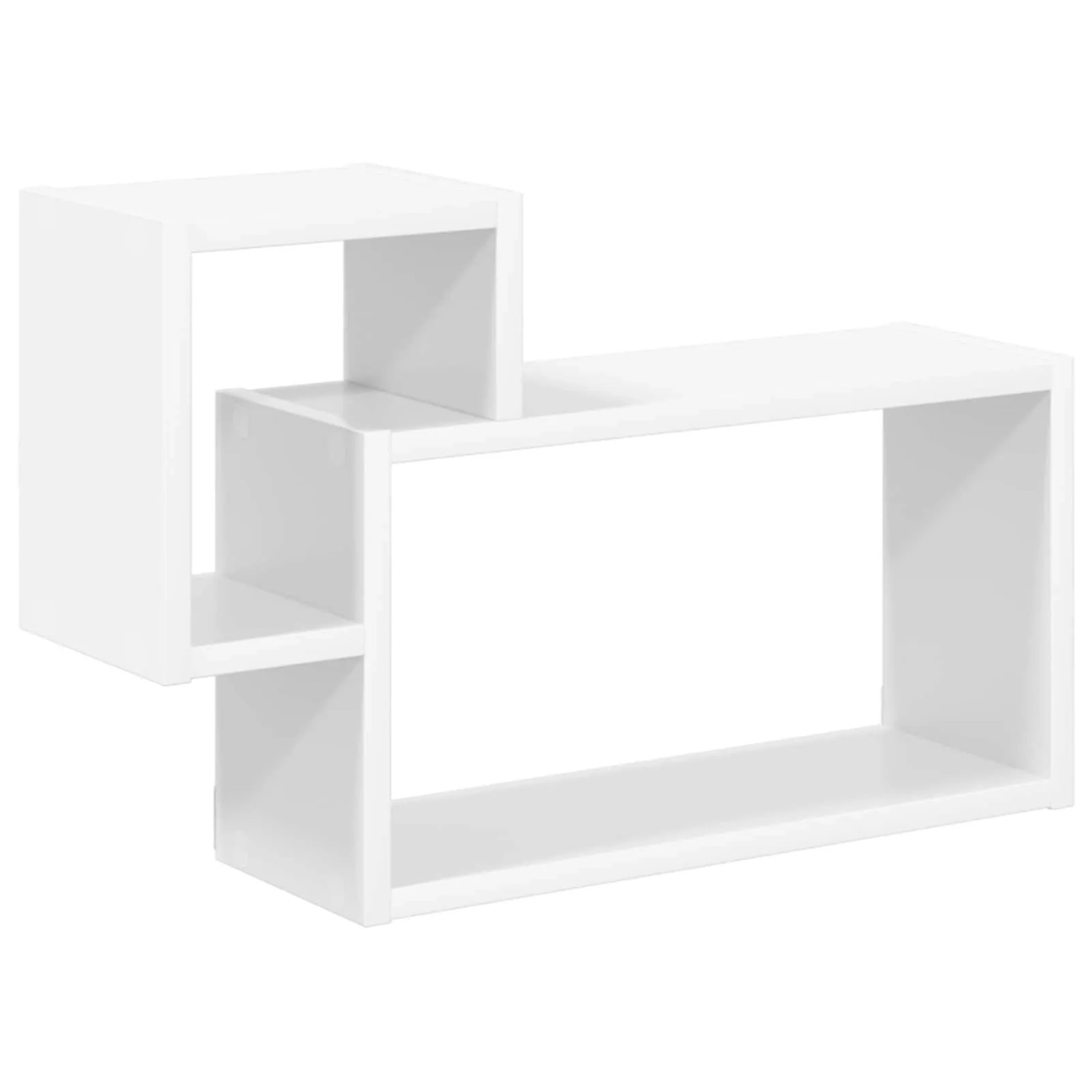 vidaXL Wandregal Wandhalterung Weiß 55 x 15 x 35 cm Holzwerkstoff 8012108