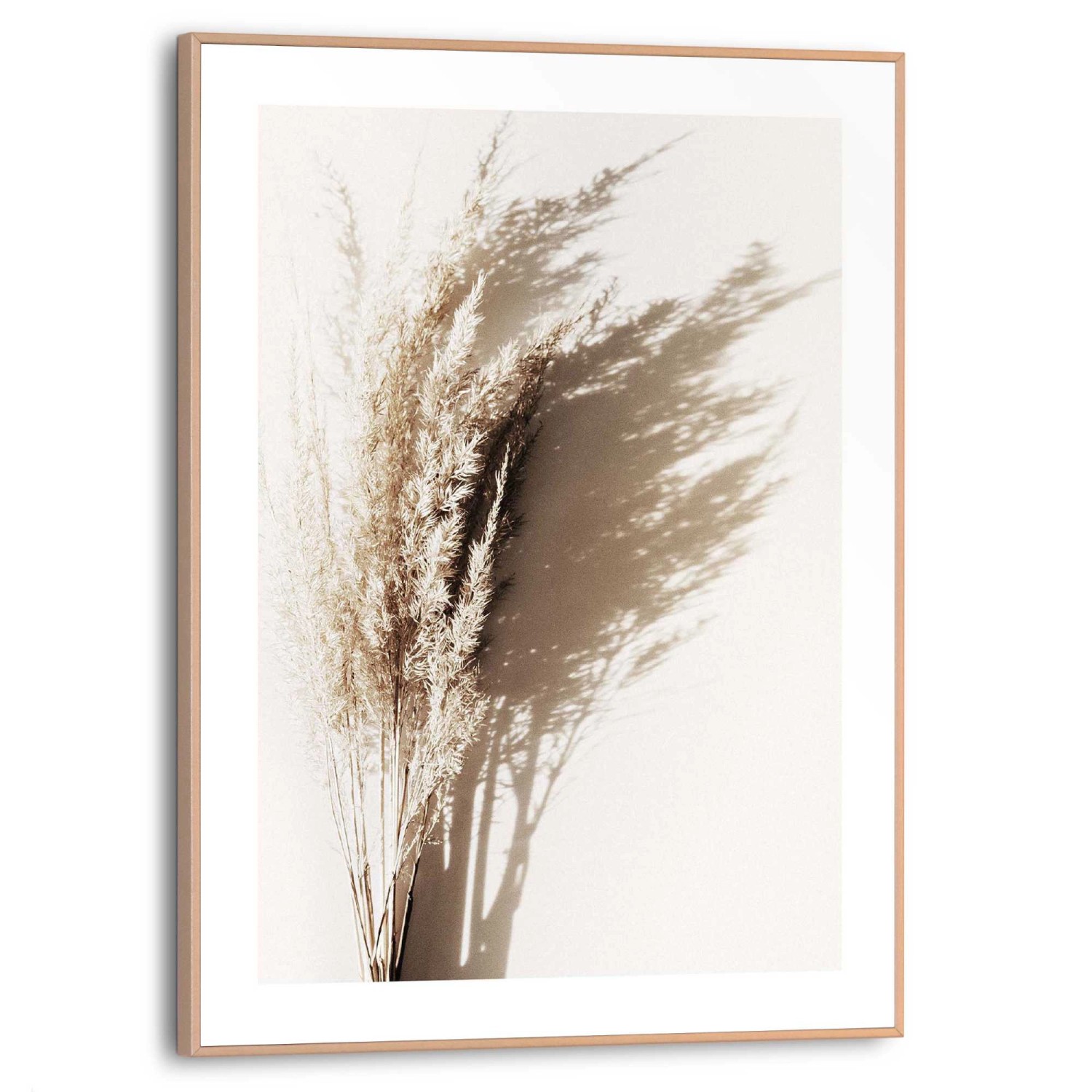 Reinders Gerahmtes Bild Sonniges Gras für Wohnzimmer 40 cm x 30 cm Beige