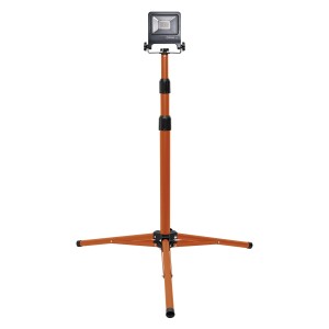 Osram LED-Baustrahler Tripod 20W, dunkelgrau, mit Stativ, höhenverstellbar bis 1,8m.