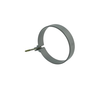 Marley Rohrschelle DN 53 grau mit Ringschraube, 2er-Set zur Befestigung von Dachrinnen.