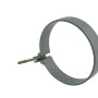 Marley Rohrschelle DN 53 grau mit Ringschraube, 2er-Set zur Befestigung von Dachrinnen.