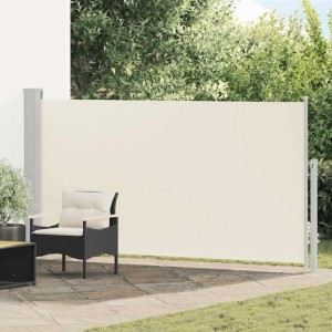 vidaXL Ausziehbare Seitenmarkise 170×300 cm Creme 48365