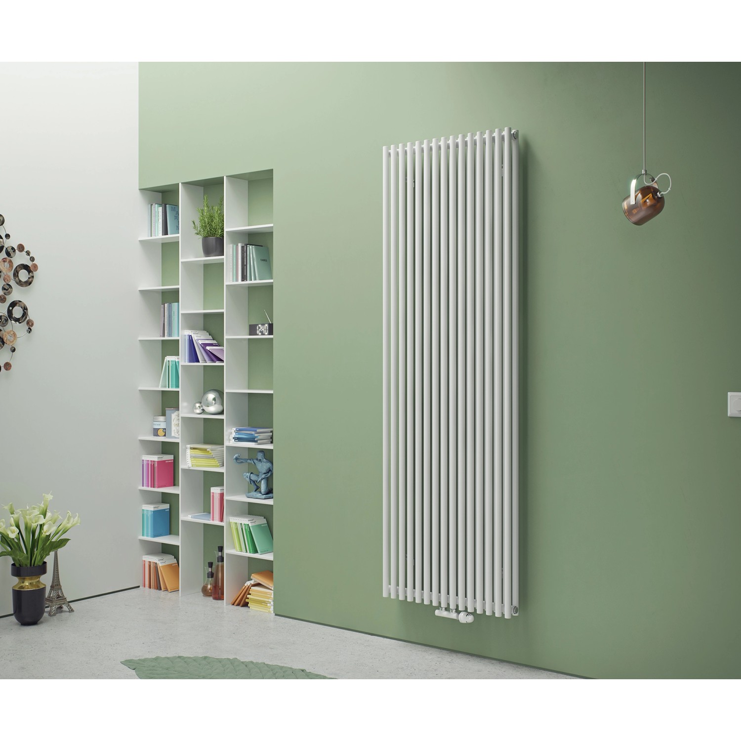 Ximax Raumheizkörper Gamba Duplex Mittenanschluss 180 cm x 47 cm Weiß 1.291 günstig online kaufen