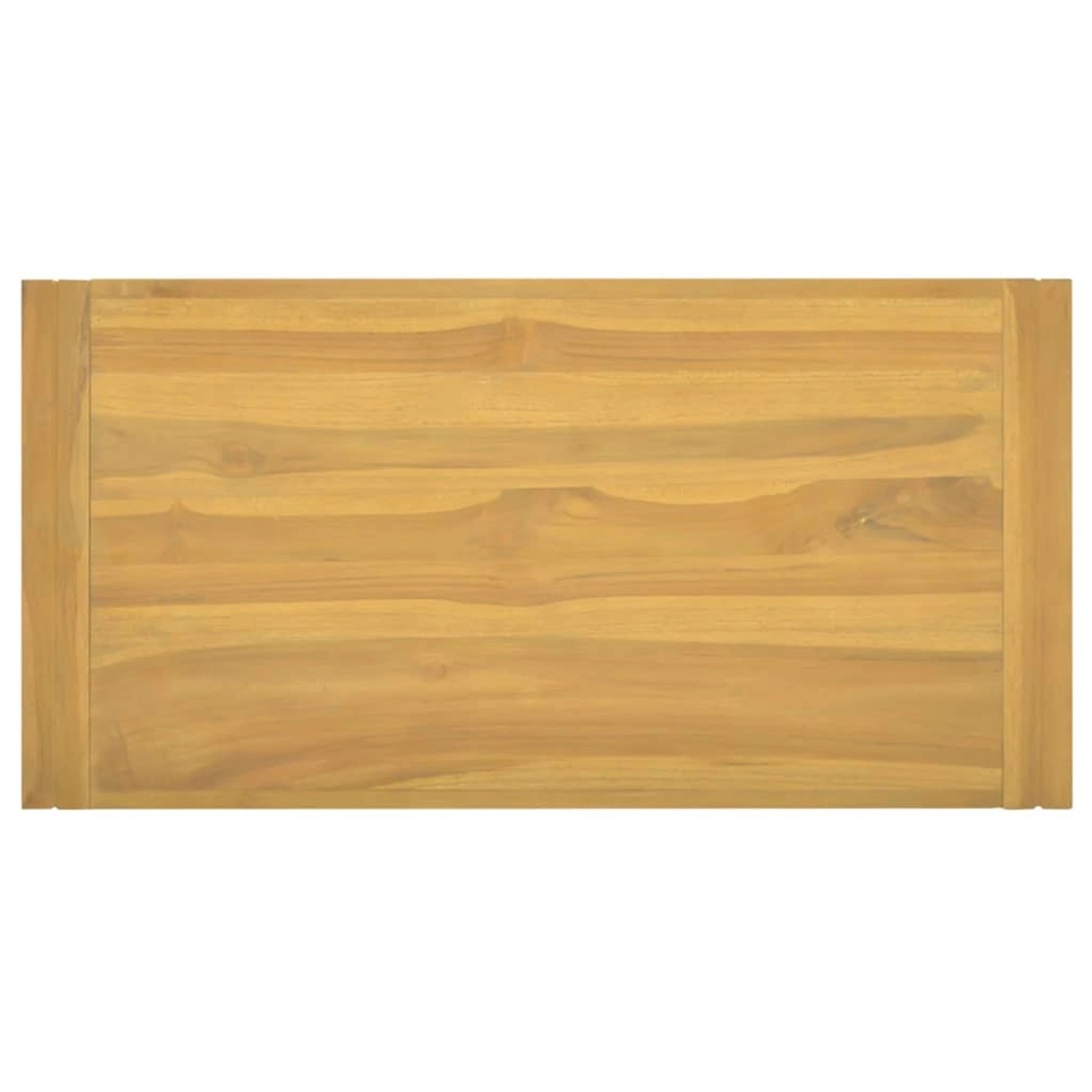 vidaXL Wand-Badregal aus Teak Massivholz, 90x45x35 cm, für Badezimmer oder Büro.